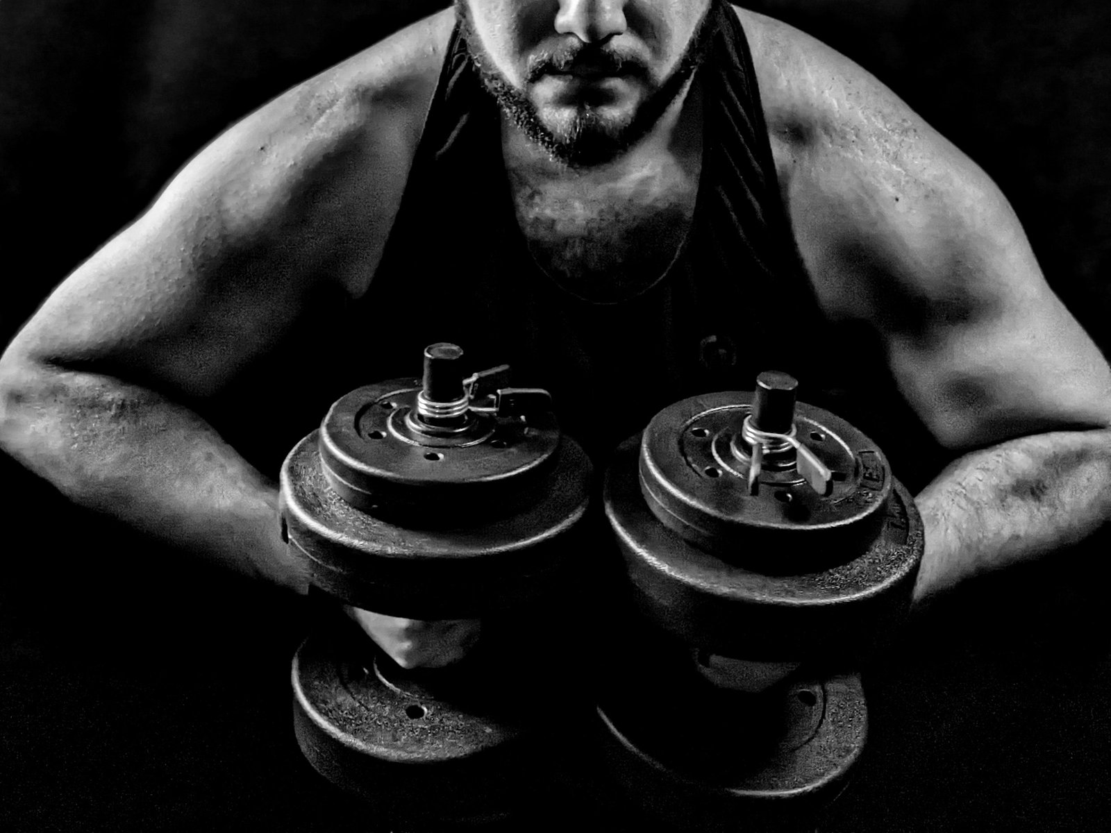 Strength training in a gym